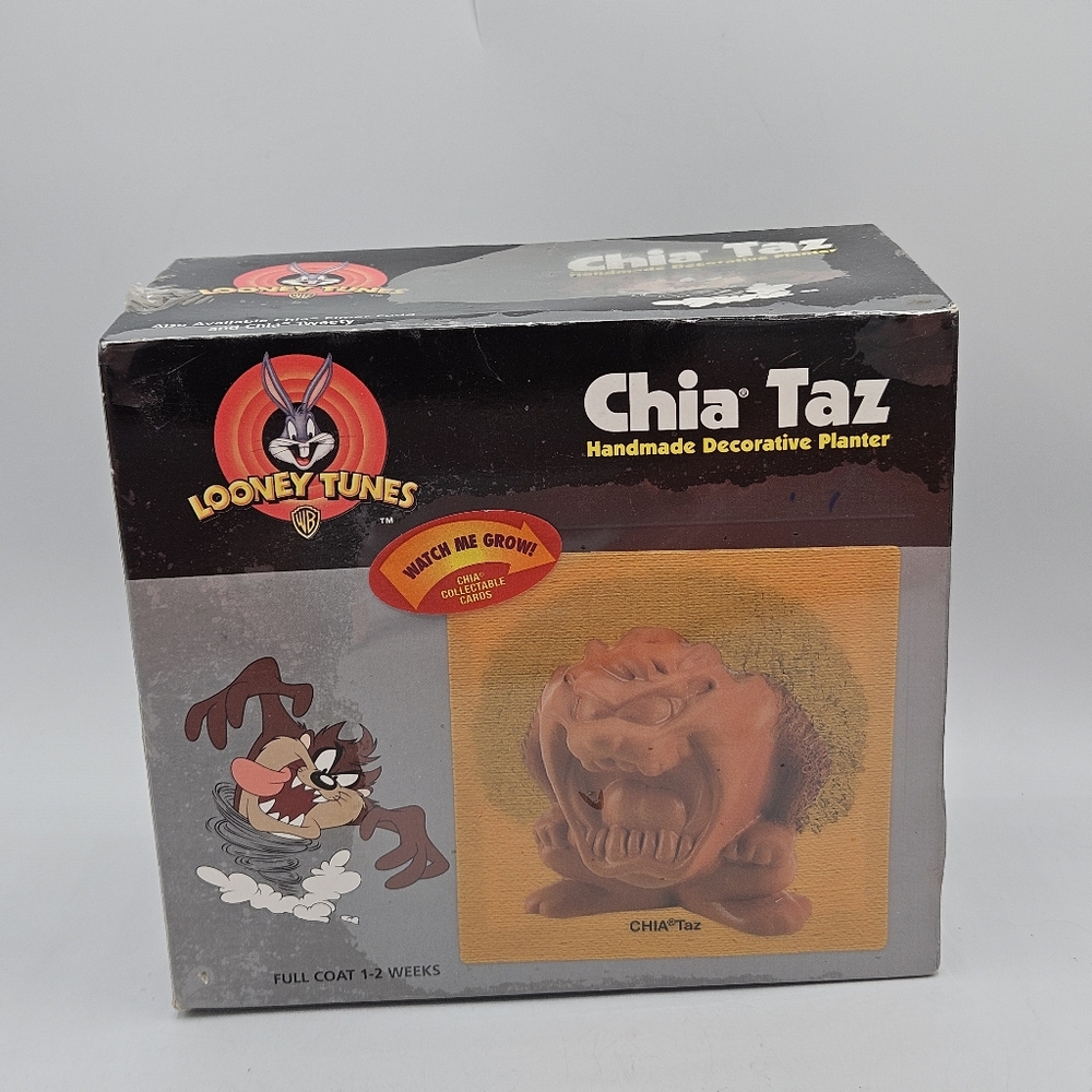 Vintage 2000s Chia Taz Planter NWT